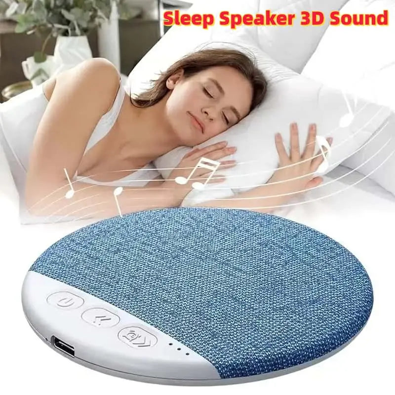 2026 Ultra-Slim Bluetooth Pillow Speaker - Bone Conduction Sound System, Silent Sleep Aid, Portable Rechargeable Music Player, Wireless Compatibility with Android/iOS - Ideal Gift for Valentine's Day, Back-to-School, Travel, and Mother's Day.