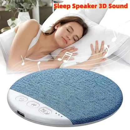 2026 Ultra-Slim Bluetooth Pillow Speaker - Bone Conduction Sound System, Silent Sleep Aid, Portable Rechargeable Music Player, Wireless Compatibility with Android/iOS - Ideal Gift for Valentine's Day, Back-to-School, Travel, and Mother's Day.